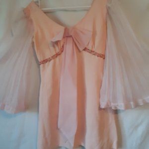 Vintage 1960's pink mini dress